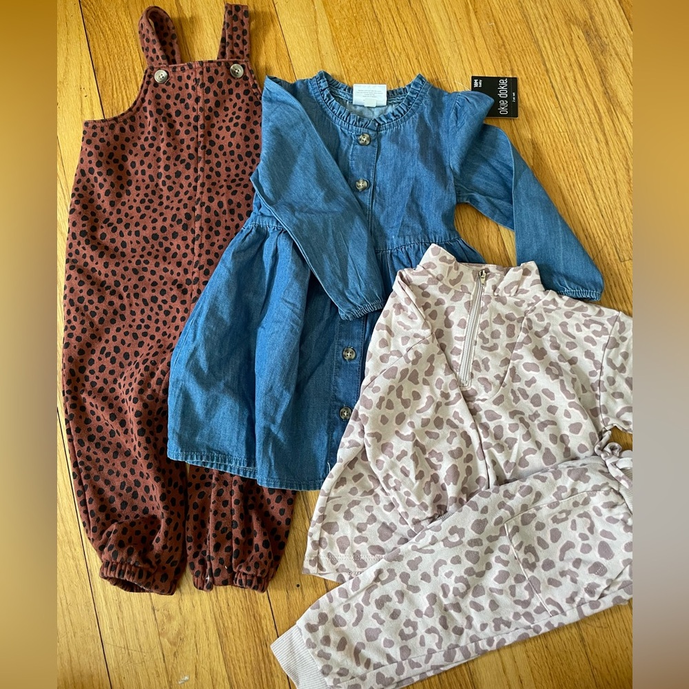 3 Toddler Outfits - Size 18-24 Months